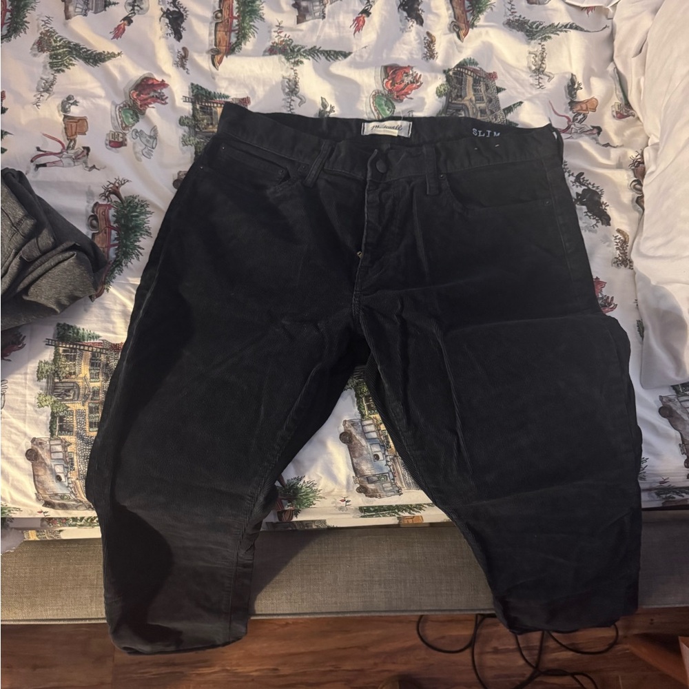 Madewell Men's Dark Corduroy Pants